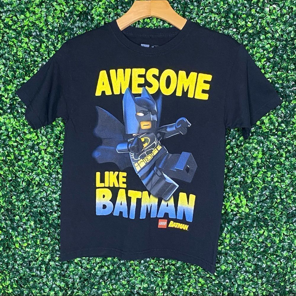 Boys LEGO Batman Graphic T-shirt Sz L 10-12